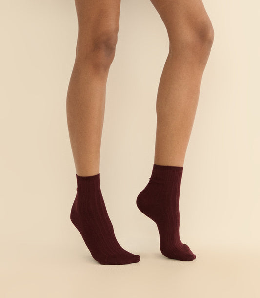 COLLÉGIEN LA MINI ANKLE SOCK -- BORDEAUX