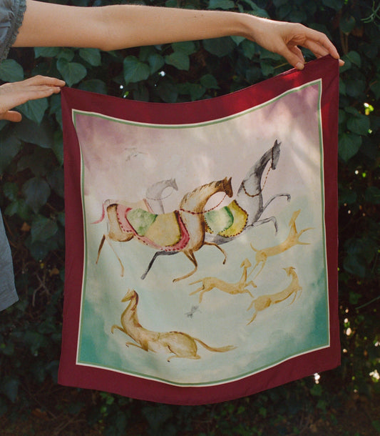 PETIT PENNY BANDANA -- GALLOPS FOULARD