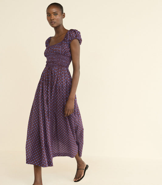 QUINELLE DRESS -- MENORCA FOULARD