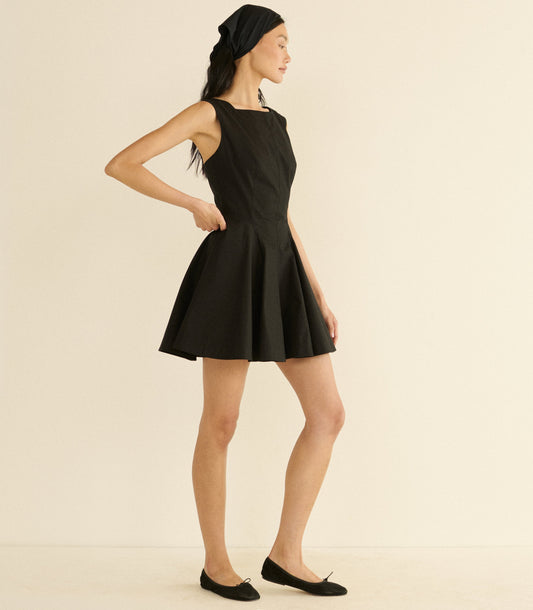 RIVIETTE DRESS -- BLACK